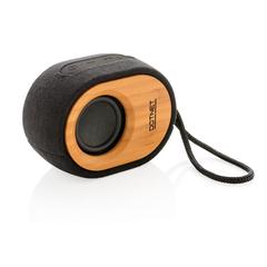 Vue Enceinte Bamboo X de couleur marron| Krokrodeal