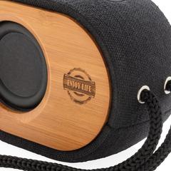 Vue Enceinte Bamboo X de couleur marron| Krokrodeal