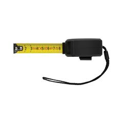 Vue Mètre ruban 5M/19mm en plastique recyclé RCS et bambou de couleur noir| Krokrodeal