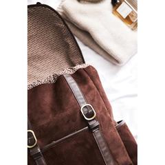 Vue VINGA Sac à dos Hunton de couleur marron| Krokrodeal
