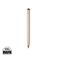 Stylo stylet en métal épuré publicitaire pas cher