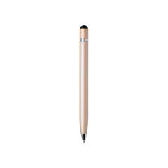 Vue Stylo stylet en métal épuré de couleur jaune| Krokrodeal