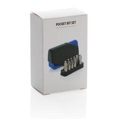 Vue Set de poche 13 pcs de couleur bleu| Krokrodeal