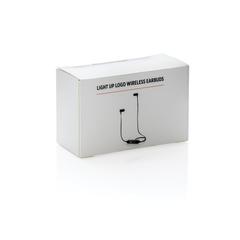 Vue Ecouteurs sans fil lumineux de couleur noir| Krokrodeal