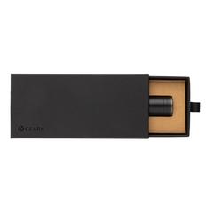 Vue Lampe torche 3W rechargeable par USB en alu RCS Gear X de couleur noir| Krokrodeal