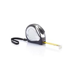 Vue Mètre ruban automatique finition chromée de couleur noir| Krokrodeal