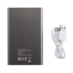 Vue Batterie de secours plate 4000mAh de couleur blanc| Krokrodeal
