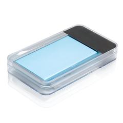 Vue Batterie de secours plate 4000mAh de couleur bleu| Krokrodeal