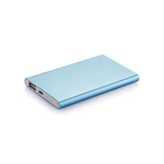 Vue Batterie de secours plate 4000mAh de couleur bleu| Krokrodeal