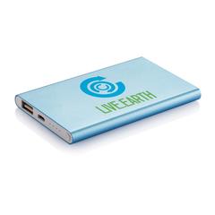 Vue Batterie de secours plate 4000mAh de couleur bleu| Krokrodeal