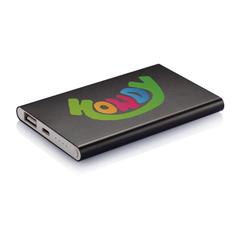 Vue Batterie de secours plate 4000mAh de couleur noir| Krokrodeal
