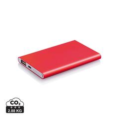 Vue Batterie de secours plate 4000mAh de couleur rouge| Krokrodeal
