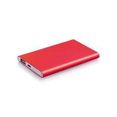 Vue Batterie de secours plate 4000mAh de couleur rouge| Krokrodeal