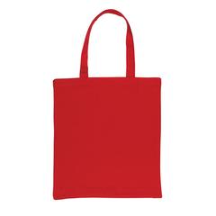 Vue Sac tote en coton recyclé avec soufflet Impact AWARE™ de couleur rouge| Krokrodeal