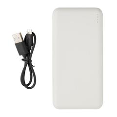 Vue Batterie de secours de poche 10.000 mAh de couleur blanc| Krokrodeal