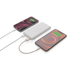 Vue Batterie de secours de poche 10.000 mAh de couleur blanc| Krokrodeal