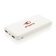 Vue Batterie de secours de poche 10.000 mAh de couleur blanc| Krokrodeal