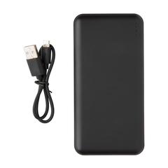 Vue Batterie de secours de poche 10.000 mAh de couleur noir| Krokrodeal