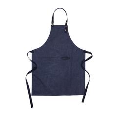 Vue VINGA Tablier en toile recyclée GRS Tome de couleur bleu| Krokrodeal