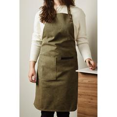 Vue VINGA Tablier en toile recyclée GRS Tome de couleur vert| Krokrodeal