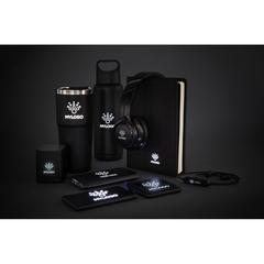 Vue Mug lumineux de couleur noir| Krokrodeal