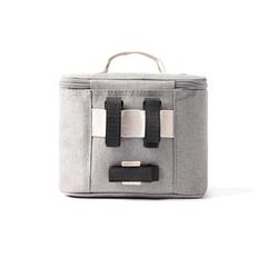 Vue VINGA Sac isotherme à vélo Sortino de couleur gris| Krokrodeal