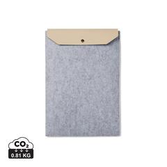 Vue VINGA Pochette pour ordinateur 15" en feutre GRS Albon de couleur gris| Krokrodeal