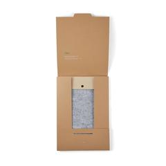 Vue VINGA Pochette pour ordinateur 15" en feutre GRS Albon de couleur gris| Krokrodeal