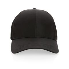 Vue Casquette de sport 6 panneaux en rPET Impact AWARE™ de couleur noir| Krokrodeal