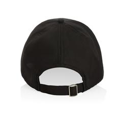 Vue Casquette de sport 6 panneaux en rPET Impact AWARE™ de couleur noir| Krokrodeal