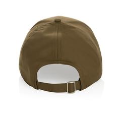 Vue Casquette de sport 6 panneaux en rPET Impact AWARE™ de couleur vert| Krokrodeal