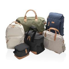 Vue Sac ordinateur Impact AWARE™ en toile 16oz recyclé de couleur gris| Krokrodeal