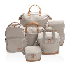 Vue Sac ordinateur Impact AWARE™ en toile 16oz recyclé de couleur gris| Krokrodeal