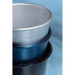 Vue Mug 450 ml en aluminium recyclé RCS Alo de couleur gris| Krokrodeal