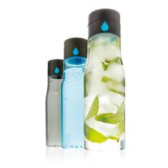 Vue Bouteille en Tritan Aqua de couleur noir| Krokrodeal