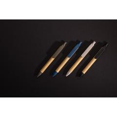 Vue Stylo écriture responsable avec baril en papier recyclé de couleur blanc| Krokrodeal
