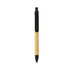 Vue Stylo écriture responsable avec baril en papier recyclé de couleur noir| Krokrodeal