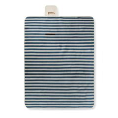 Vue VINGA Couverture de pique-nique grande taille rPET GRS Alba de couleur bleu| Krokrodeal