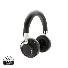 Vue Casque audio Aria de couleur noir| Krokrodeal