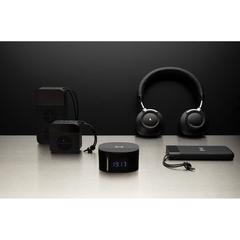 Vue Casque audio Aria de couleur noir| Krokrodeal