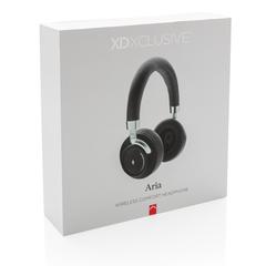 Vue Casque audio Aria de couleur noir| Krokrodeal