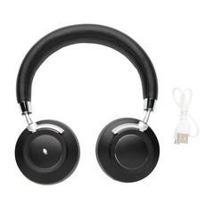 Vue Casque audio Aria de couleur noir| Krokrodeal