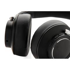 Vue Casque audio Aria de couleur noir| Krokrodeal