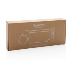 Vue Set à sushi pour 2 personnes Ukiyo de couleur blanc| Krokrodeal