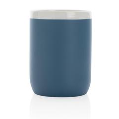 Vue Mug en céramique avec bord blanc de couleur bleu| Krokrodeal