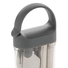 Vue Set de couverts en acier inoxydable de couleur gris| Krokrodeal