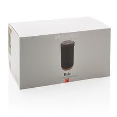 Vue Enceinte en liège 10W Baia de couleur noir| Krokrodeal