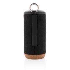 Vue Enceinte en liège 10W Baia de couleur noir| Krokrodeal