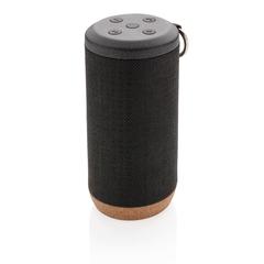Vue Enceinte en liège 10W Baia de couleur noir| Krokrodeal