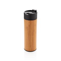 Vue Mug en bambou Bogota de couleur marron| Krokrodeal